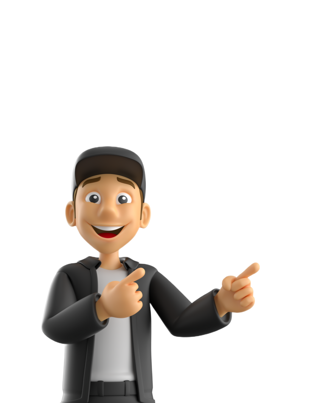 Personagem explicando